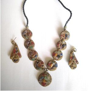 Handmade Necklace with Natural Stones